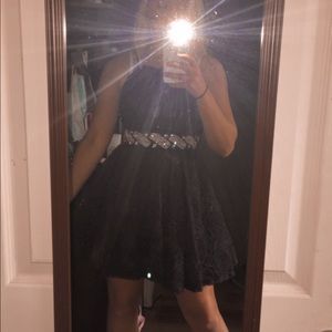 TRIXXI navy blue dress